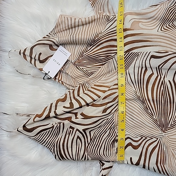 REISS | Rosie Animal Print Faux Wrap Style Dress - Picture 14 of 16